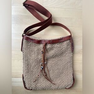 Woven Lucky Brand Purse Bag Tote ~ Adjustable Strap!